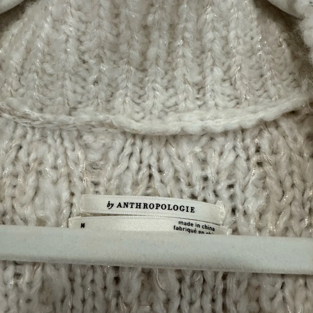 Anthropologie Fringed V-Neck Sweater - Picture 4 of 8